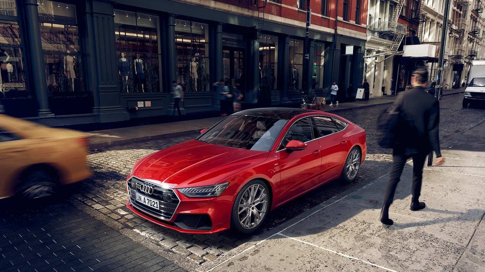 Audi A7 zijkant