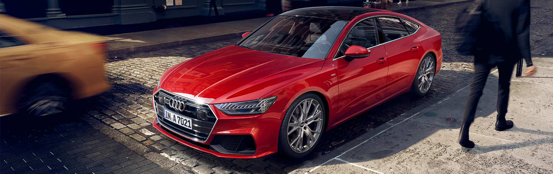 Audi A7 banner nieuwe site rood