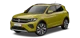 Volkswagen T Cross Grape Yellow Schuinvoorkant Modelfoto