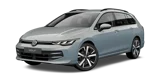 Volkswagen Golf Variant Crystal Ice Blue Schuinvoorkant Modelfoto