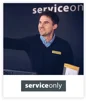 ServiceOnly medewerker met Service Only logo er onder
